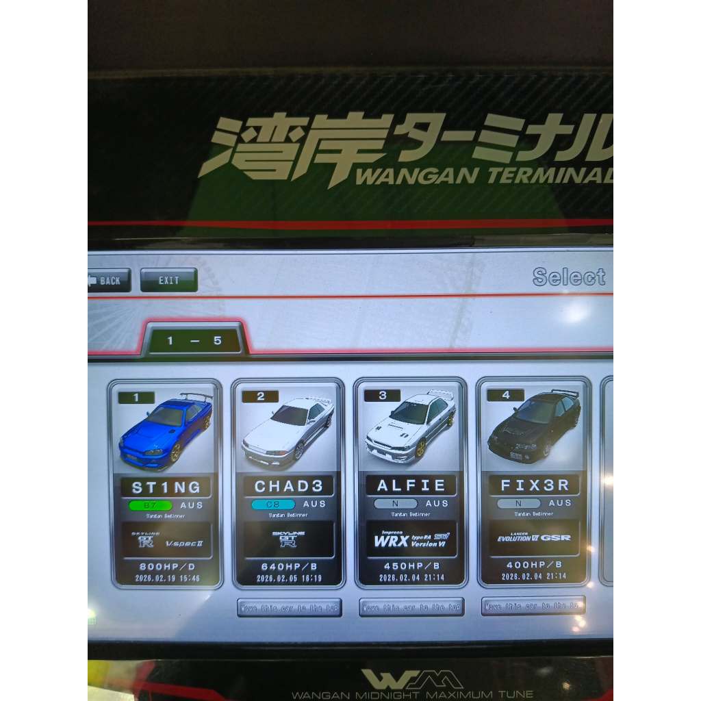 =A23= Wangan Midnight 6RR Car Data- (R34) รวมข้อมูลเต็ม+ใช้การ์ด Banapassport x1