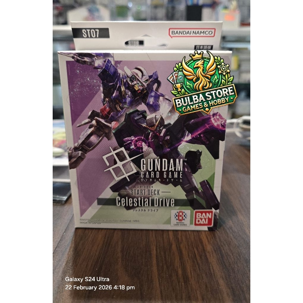 ST07 ST 07 Clan Celestial Drive Starter Deck พร้อมแพ็ค JP Japanese Gundam TCG การ์ดเกมอย่างเป็นทางกา