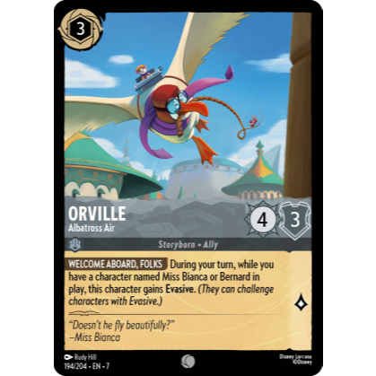 [Shuffle] Disney Loracana 194/204 - EN - 7 Orville - Albatross Air