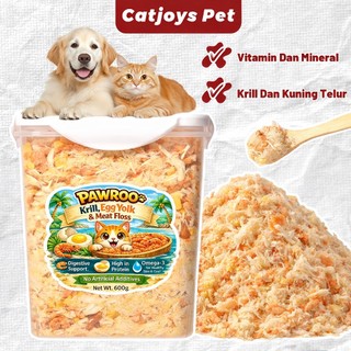 Serbuk krill Perisa krill Kucing Menghilangkan Hilang Selera Makan Sesuai Untuk Anjing Kucing 600g