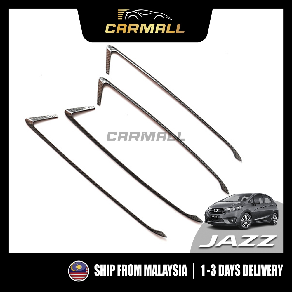 Honda Jazz Fit GK GK5 T5A 3rd แผงประตูซับคาร์บอนไฟเบอร์ Trim Design 2014 - 2026 Jazz GK CarMall รถอุ