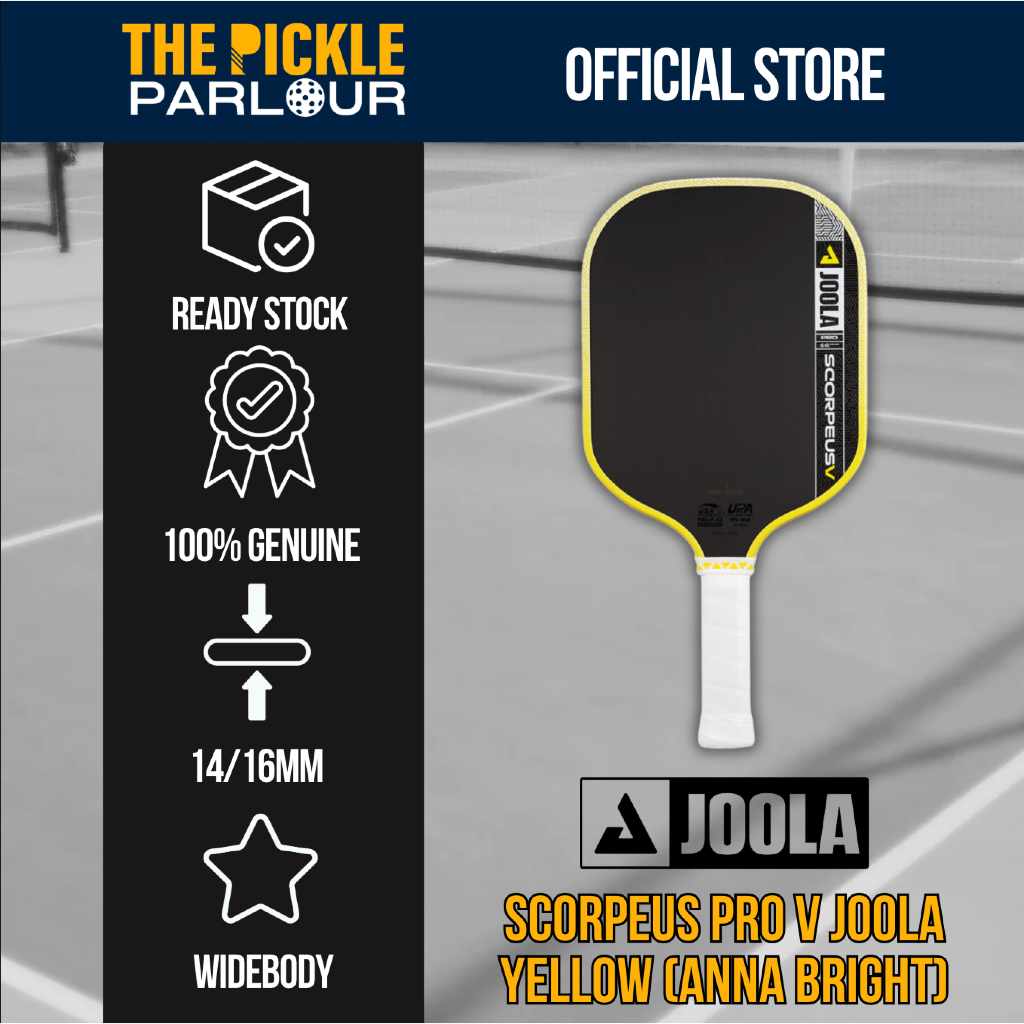 Joola Scorpeus Pro V Anna Bright Joola Yellow Joola Pro 5