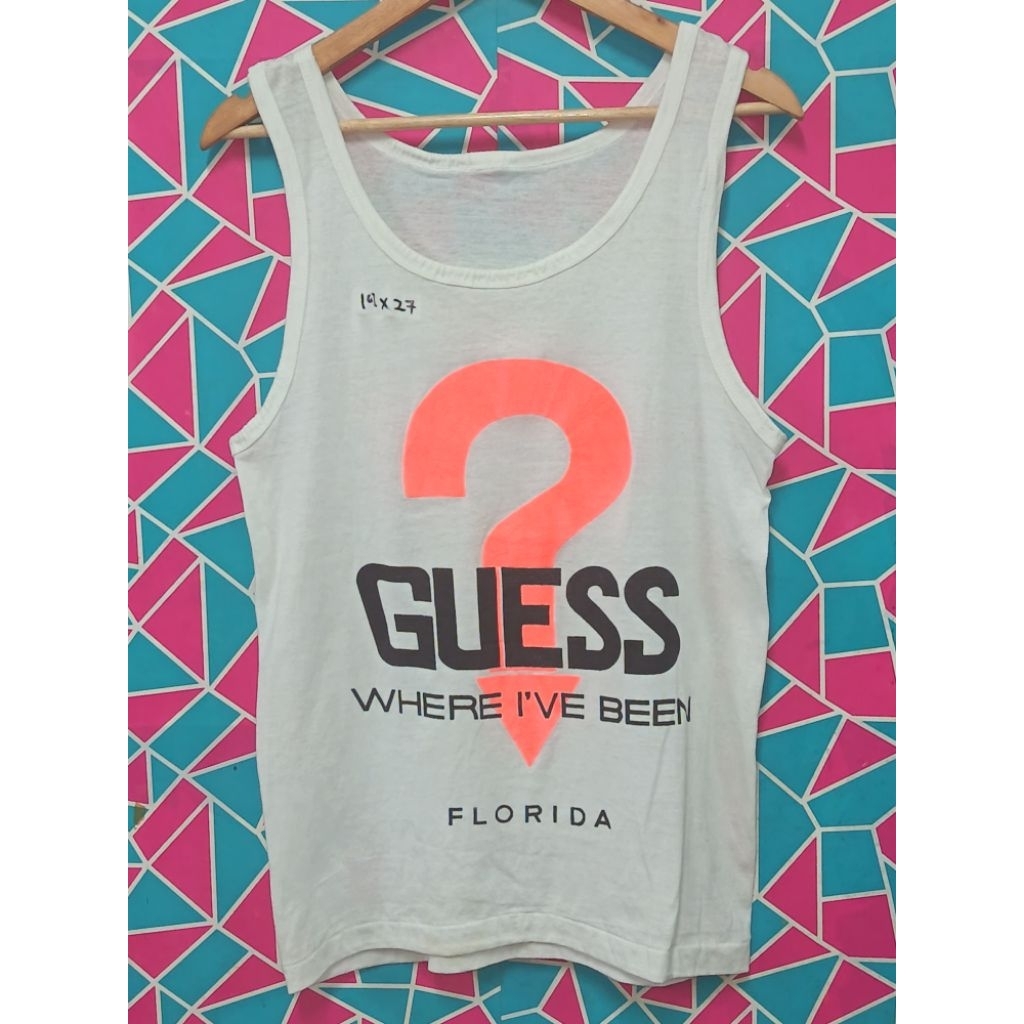 Gue$$ เสื้อกล้ามวินเทจ 90s x