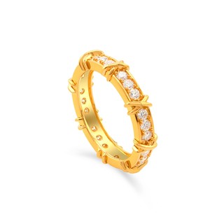 MEGAN JEWELLERY CINCIN CARINA MOISSANITE EMAS 916