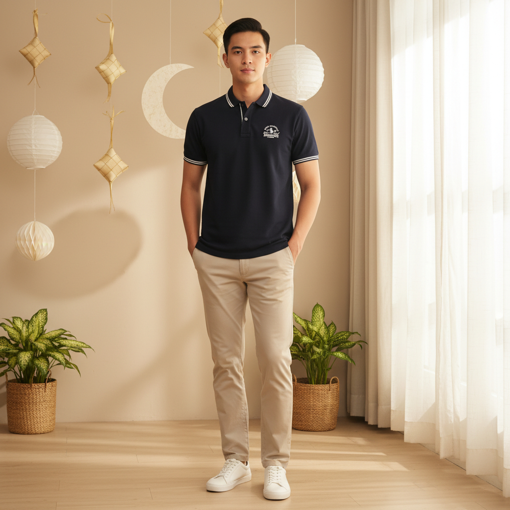 RCB Polo Club Men เสื้อโปโลแขนสั้นคอปกทูโทน - มีให้เลือก 6 สี RMS12057/59/60/64/66/67