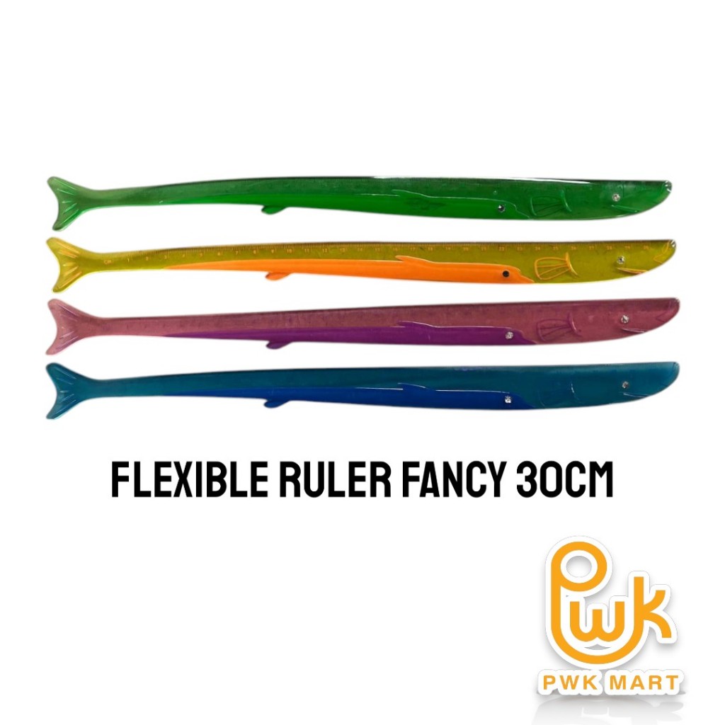 FLEXIBLE RULER FANCY 30CM
