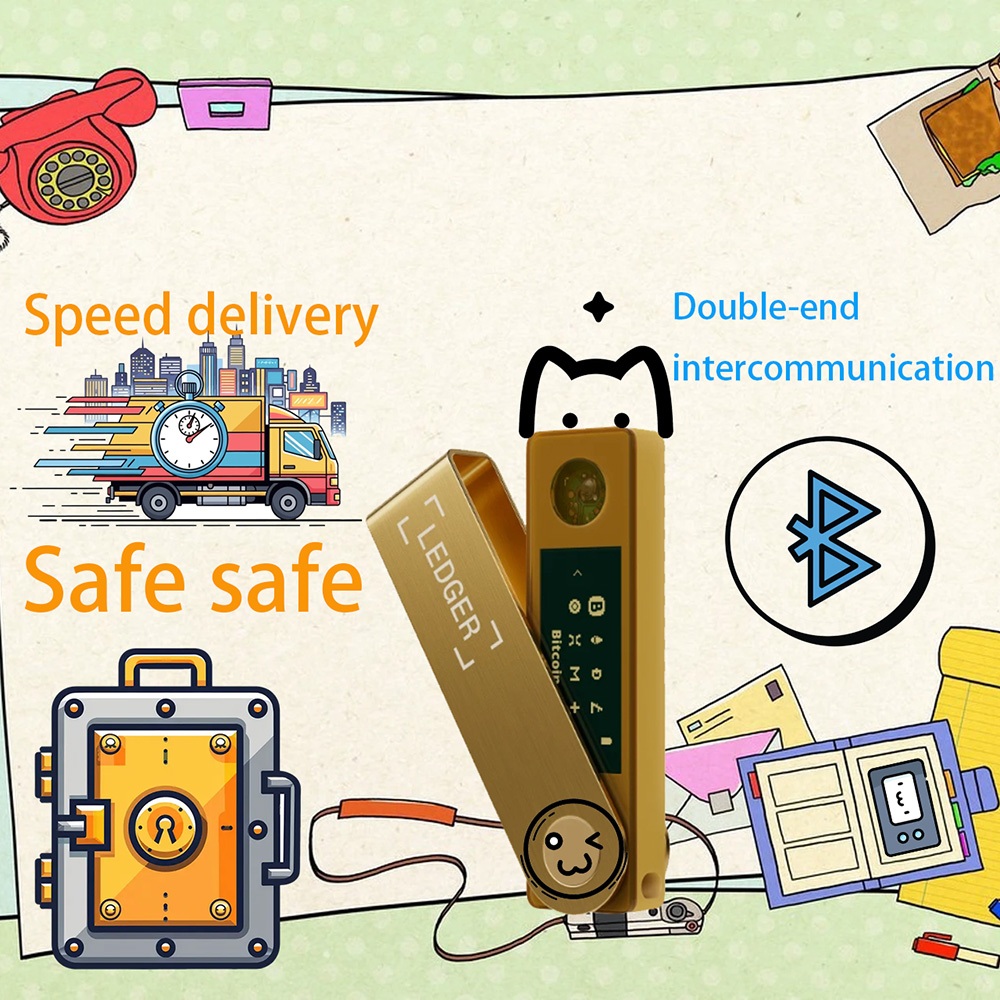 Ledger Nano X Hardware Wallet Secure Cold Wallet สําหรับ Bitcoin Ethereum