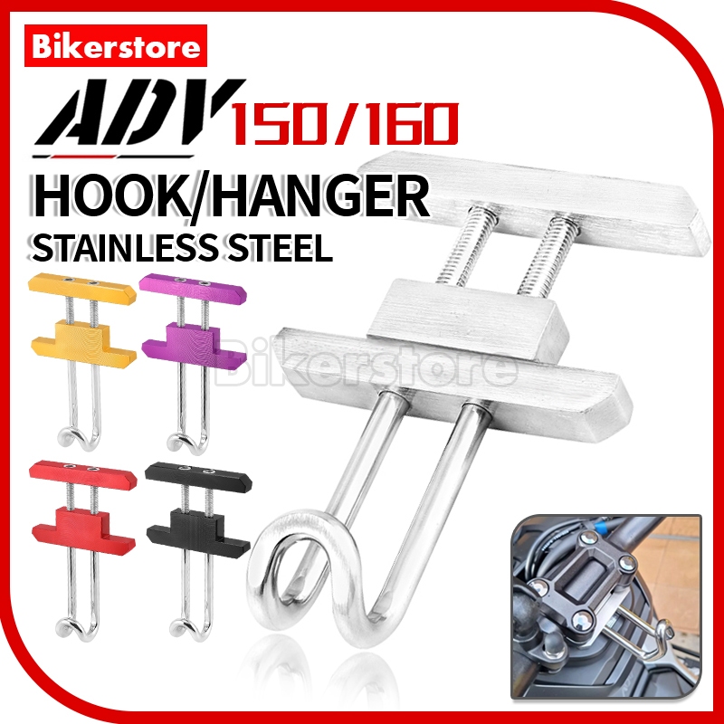 ADV150 ADV160 PCX160 Honda ADV Hook พรีเมี่ยมสแตนเลสแขวน Cangkuk เงิน Honda ADV 150 ADV 160 PCX PCX1