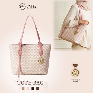 ZYHA Women’s Large Capacity Tote Bag Commuter Shoulder Handbag Beg Casual Besar Wanita 192