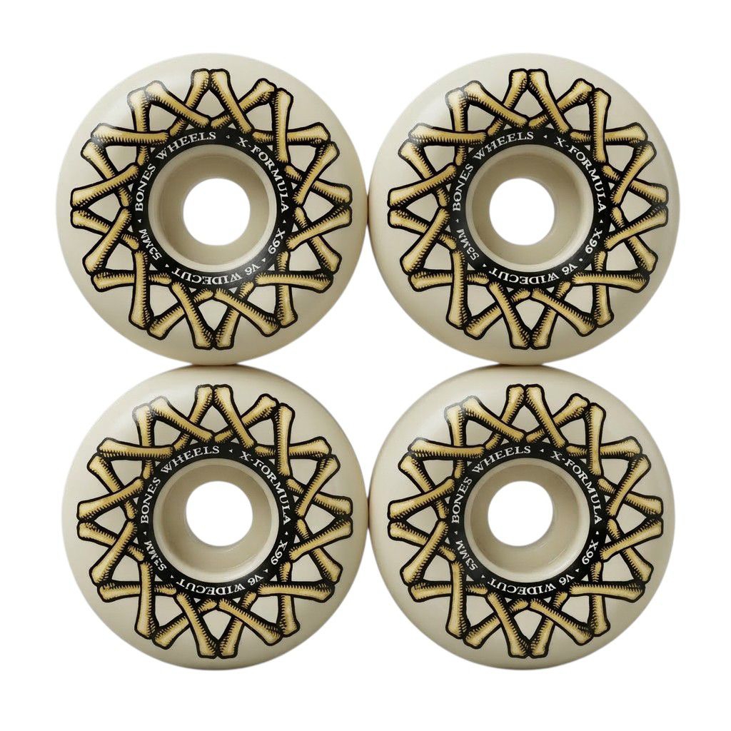 BONES WHEELS ล้อสเก็ตบอร์ด X-Formula XF WIDECUT 53 V6 X-FORMULA 99A 4PK