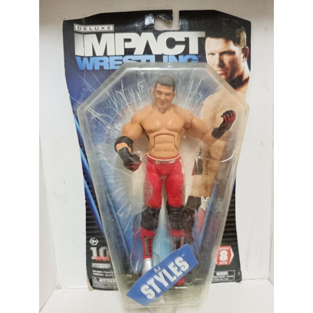 Jakks Pacific TNA Deluxe Impact Wrestling AJ Styles Wrestling Action Figure
