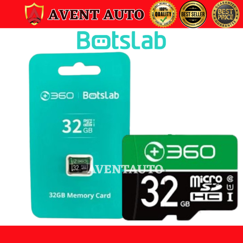 Botslab 32GB Micro SD Card - การ์ดหน่วยความจําจัดเก็บข้อมูล