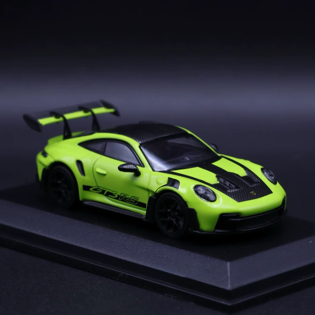 Minichamps X Tarmac Porsche 911 (992) GT3 RS Acid Green (Diecast 1/64)