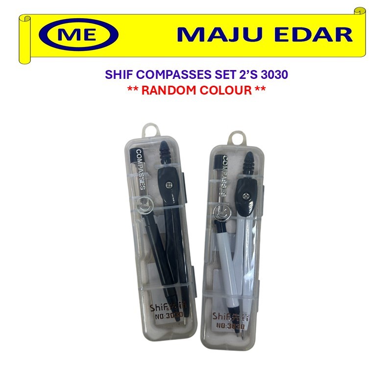 SHIF COMPASSES SET 2S 3030 / GEOMETRI SET / DRAWING COMPASS