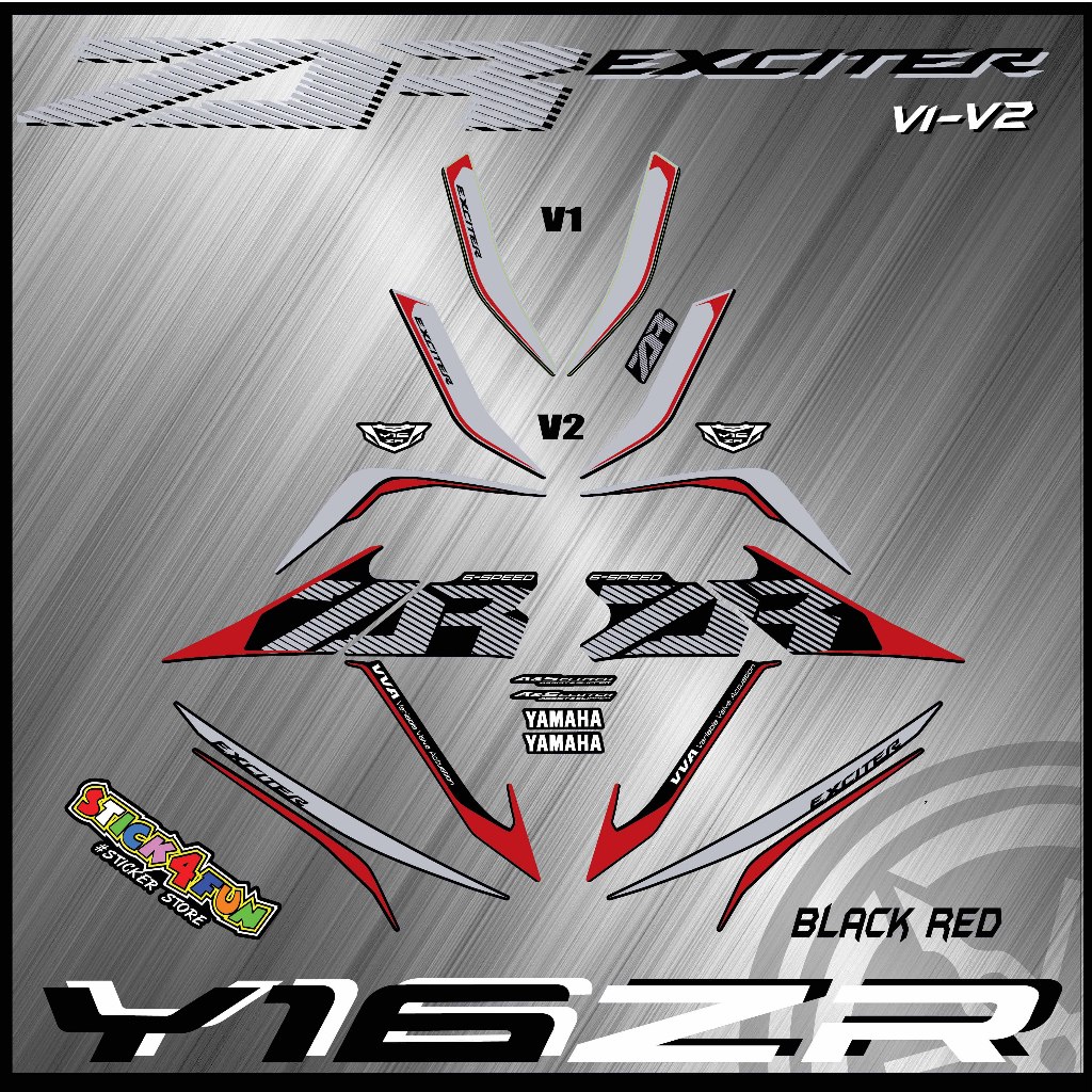 STRIPE MOTOR YAMAHA Y16/Y16ZR V1-V2 ABS 2024 VN (3) VIETAM CUSTOM STRIPE BODY STICKER