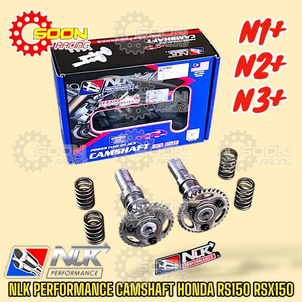 NLK PERFORMANCE RSX CAMSHAFT RACING CAM N1 N2 N3 HONDA RS150R RSX150