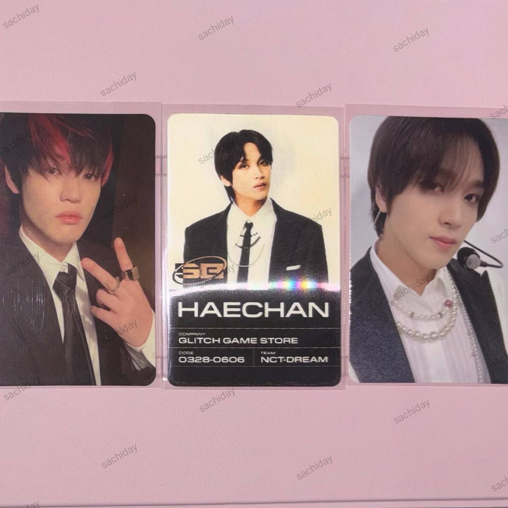 NCT DREAM Official Glitch Mode อัลบั้ม Photocards & POB (Haechan & Chenle)