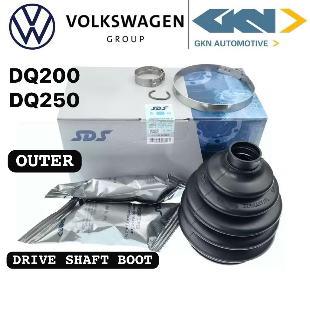 GKN ไดรฟ์ด้านนอกเพลา Boot Volkswagen VW Golf MK5 MK6 Jetta Passat B7 CC Tiguan Polo 1.4 DQ200 DQ250 