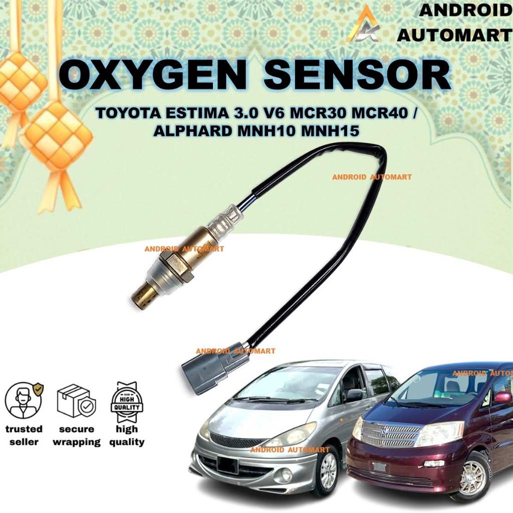 Toyota Estima 3.0 V6 MCR30 MCR40 & Alphard MNH10 MNH15 Oxygen Exhaust O2 Sensor 89465-41060 ด้านหน้า