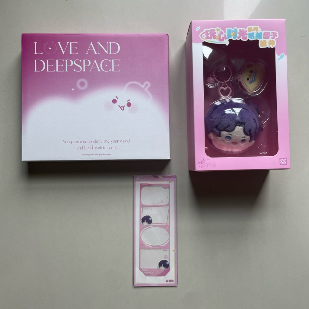 รักและ Deepspace Investigation Bursoc รุนแรง สินค้าอย่างเป็นทางการ Rafayel Calander ชุดพวงกุญแจ Plus