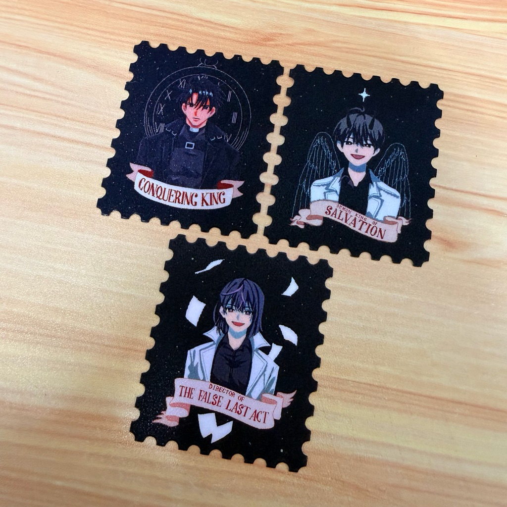Omniscient Readers Viewpoint Fanart Stamp Shaped Sticker / 全角者视人邮贴纸