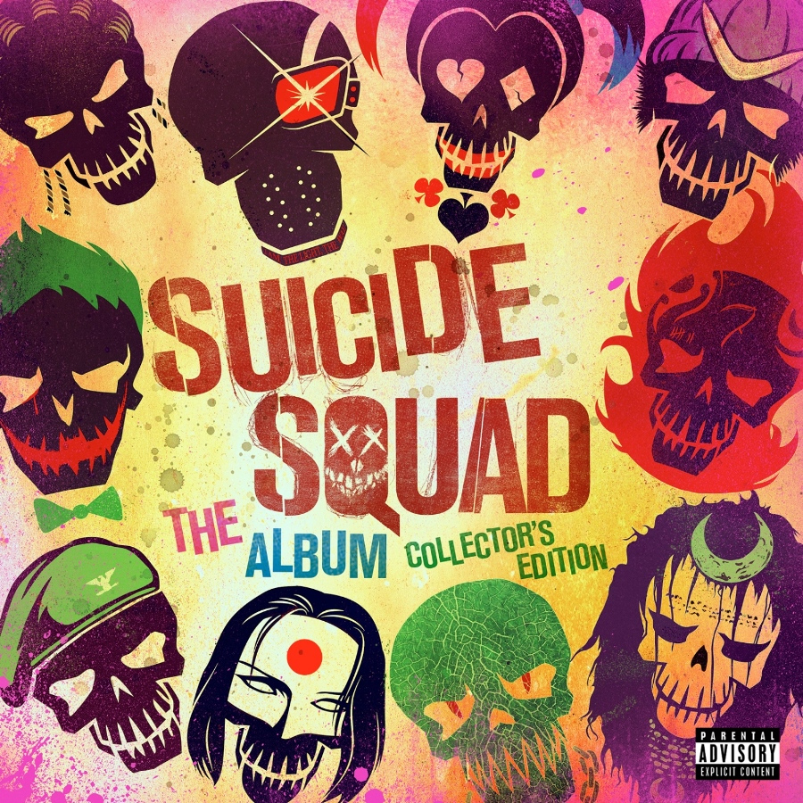 CD-R Suicide Squad OST (เวอร์ชั่นสะสม 2016) feat Skrillex, Lil Wayne, Imagine Dragons, Twenty One Pi