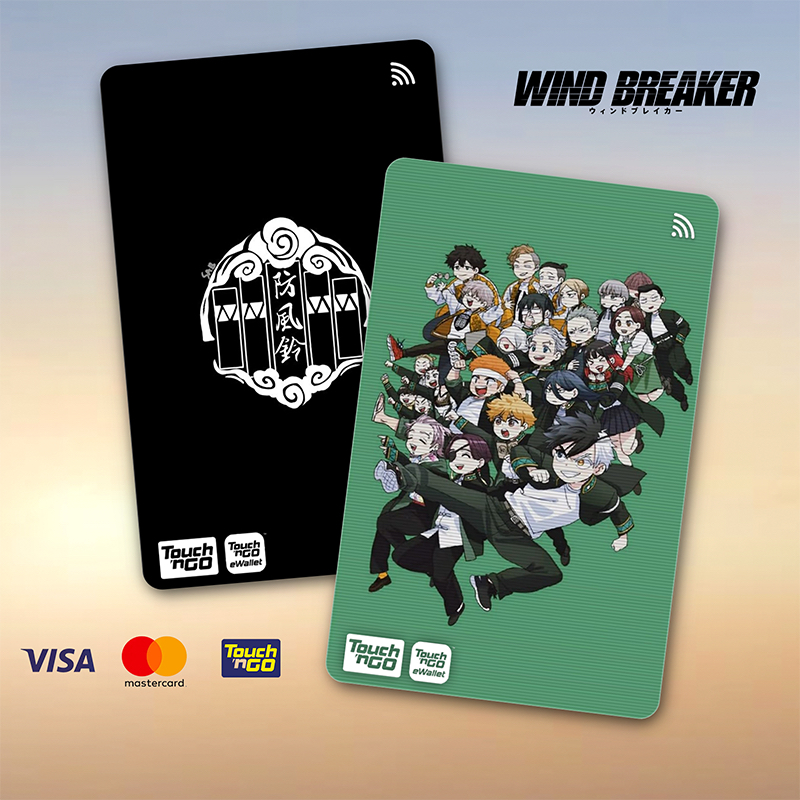 WIND BREAKER TNG - TOUCH N GO STICKER SPIDERMAN CARD / ฝาครอบสติ๊กเกอร์ ATM, การ์ด TNG, การ์ด ATM
