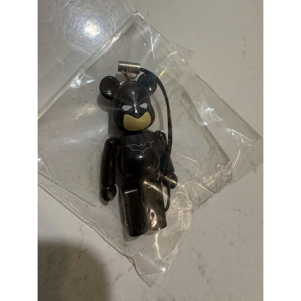 Medicom Toy Batman Bearbrick Keychain Phone String