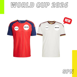 (NEW) Spain_Home Away Kit World Cup 2026 Football Jersey Kit Jersey Murah Kualiti Bola Sepak Fan Player Issue Sepanyol