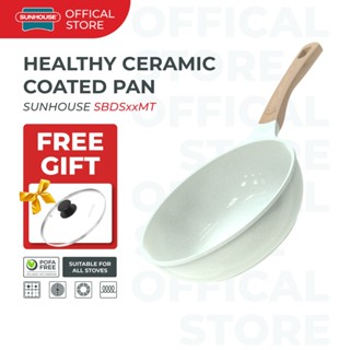 [ใหม่] Sunhouse เซรามิค Non Stick กระทะทําอาหารเพื่อสุขภาพ, …