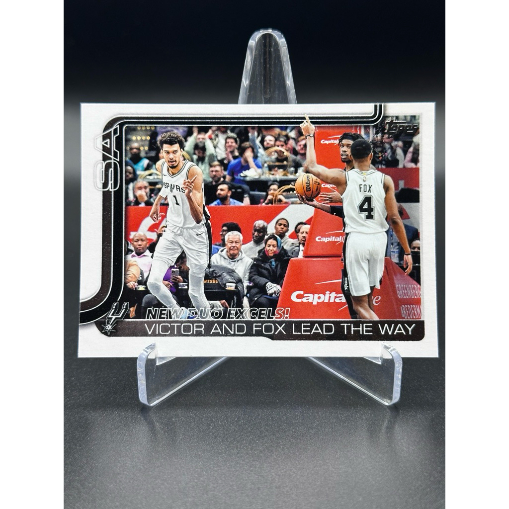 การ์ด Topps Nba 24-25 New Duos Excels! สเปอร์ส