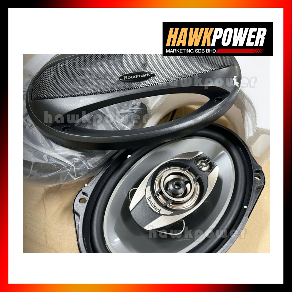 6973 ROADMARK 6x9 ลําโพง 3 ทาง (600W max power)=L