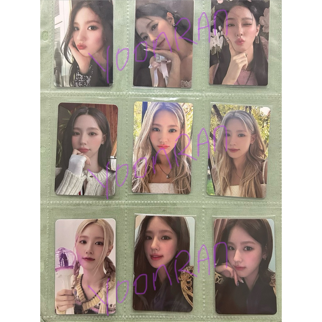 บัตรโฟโต้การ์ด Clearance PC ที่เดินเบา MIYEON GIDLE