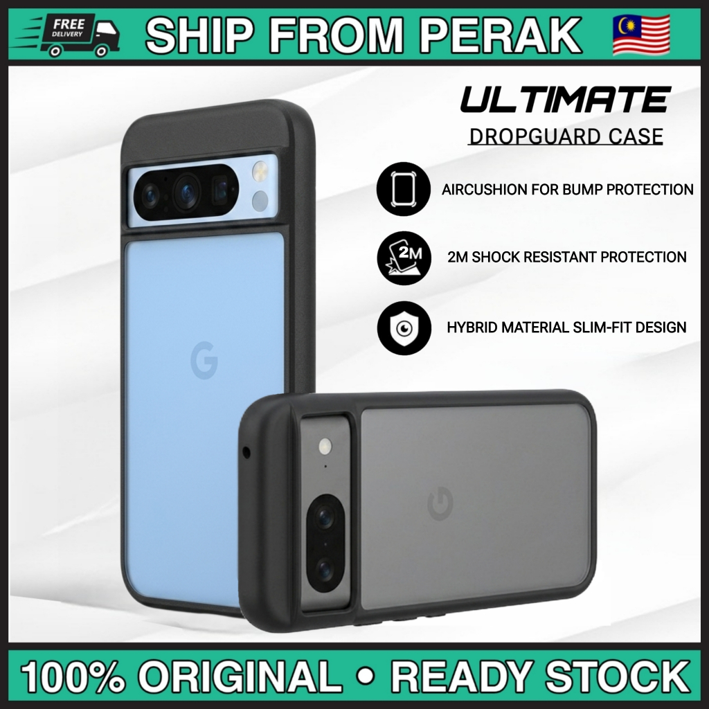 เคส Ultimate DropGuard สําหรับ Google Pixel 8 Pro / Pixel 8 Matte Anti-Fingeprint เคสกันกระแทกปลอก