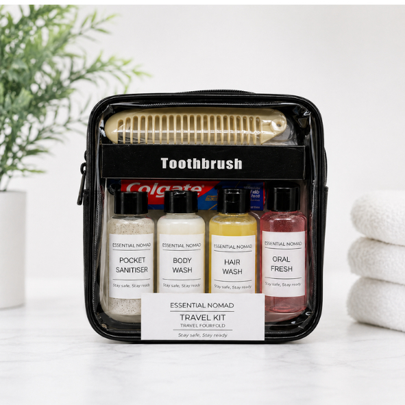 Travel Essentials Kit ชุดแป้งและสุขอนามัยแบบพกพา Essential Nomad Travel Kit
