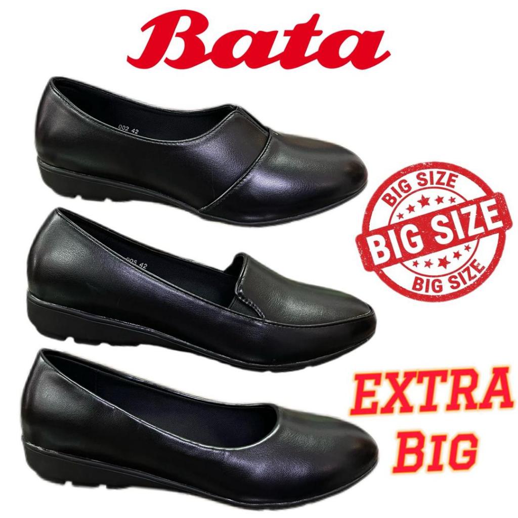 Bata Ladies รองเท้าสีดําขนาดพิเศษอย่างเป็นทางการ / รองเท้าทางการสําหรับสุภาพสตรีแบบสบาย / Kasut อย่า