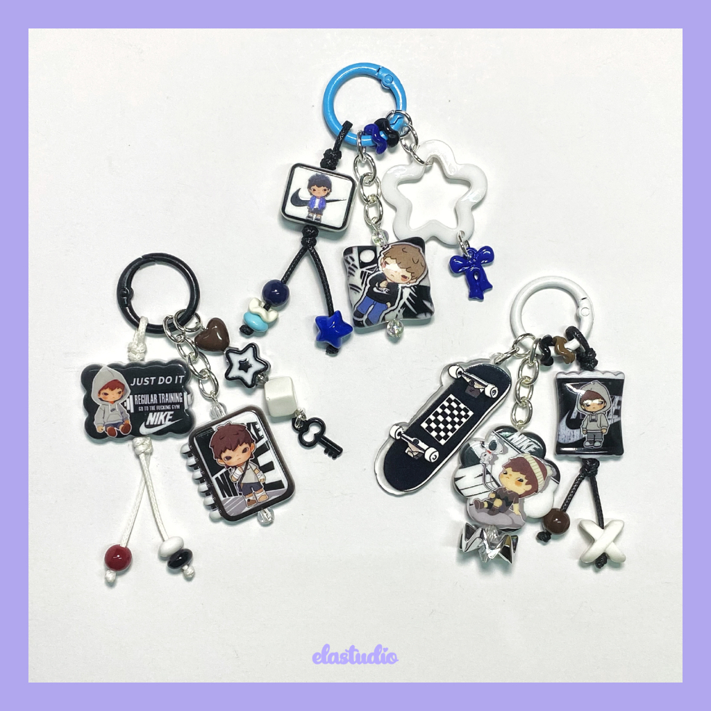 Hirono จี้ Charm กระเป๋าพวงกุญแจ Handmade