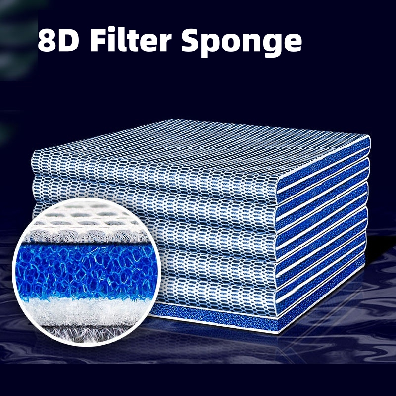 8D Filter Wool Sponge Aquarium 8 Lapis Span Filter Akuarium 8fish Mucrail Buy