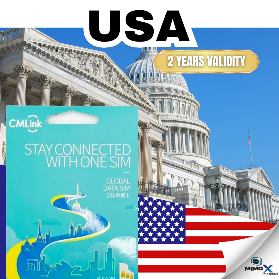 🔥 CMLink USA l Travel Data SIM | ซิมเน็ตทั่วโลก | ไม่มีข้อมูลเลขเท่านั้น | ความวาลิตี้ 2 ปี | ซิมการ