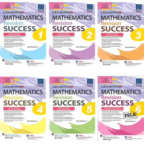 SAP - LEARNING+ MATHEMATICS Revision SUCCESS 1 - 6 หนังสือการบริหารโรงเรียนประถมศึกษา