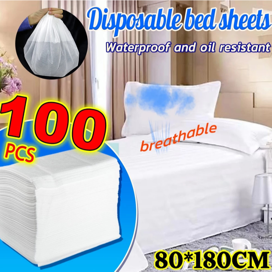 ผ้าปูที่นอนแบบใช้แล้วทิ้ง 80x180 ซม. 70x170 SMS Non-Woven Beauty Salon นวด Lash ผ้าคลุมเตียง Breatha