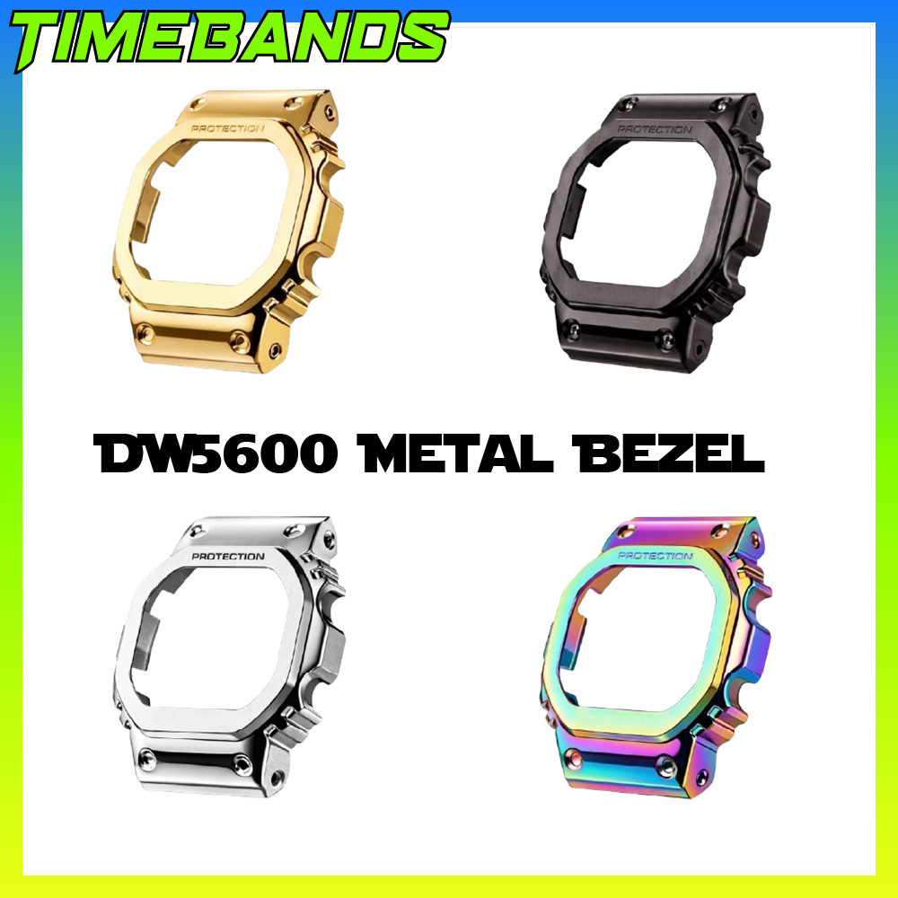 DW5600 DW5610 GWM5610 GW5000 G Shock ฝาโลหะกรอบเปลี่ยนสแตนเลส