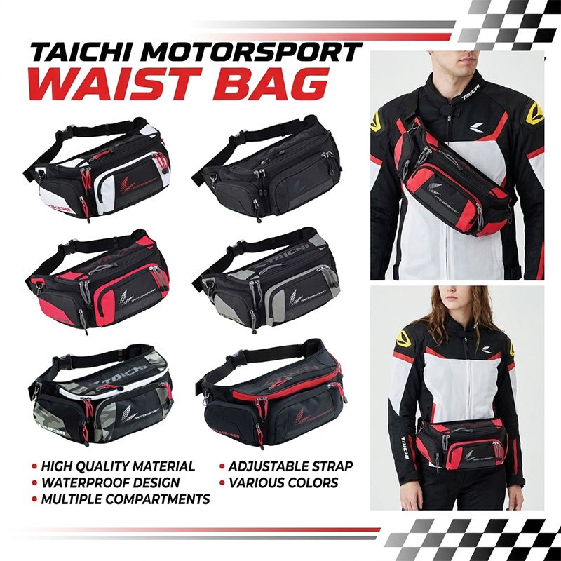 Taichi RS RSB กระเป๋าคาดเอวกันน้ํา 267 - กระเป๋ามอเตอร์ไซค์ผู้ชาย & Tactical Hip Pack กระเป๋าเดินทาง