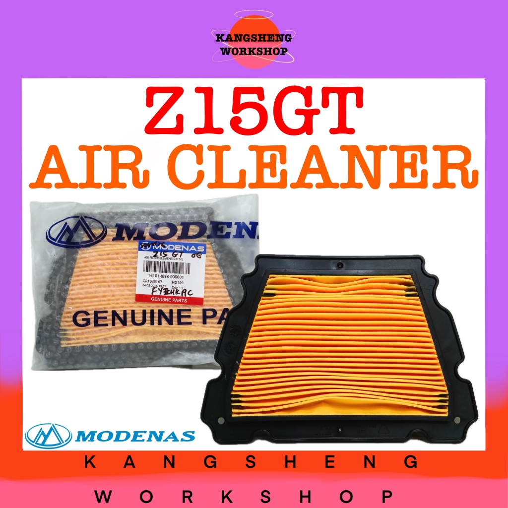 MODENAS Z15GT AIR CLEANER (16101-J898-000001) FILTER ELEMENT GT150 GT 150