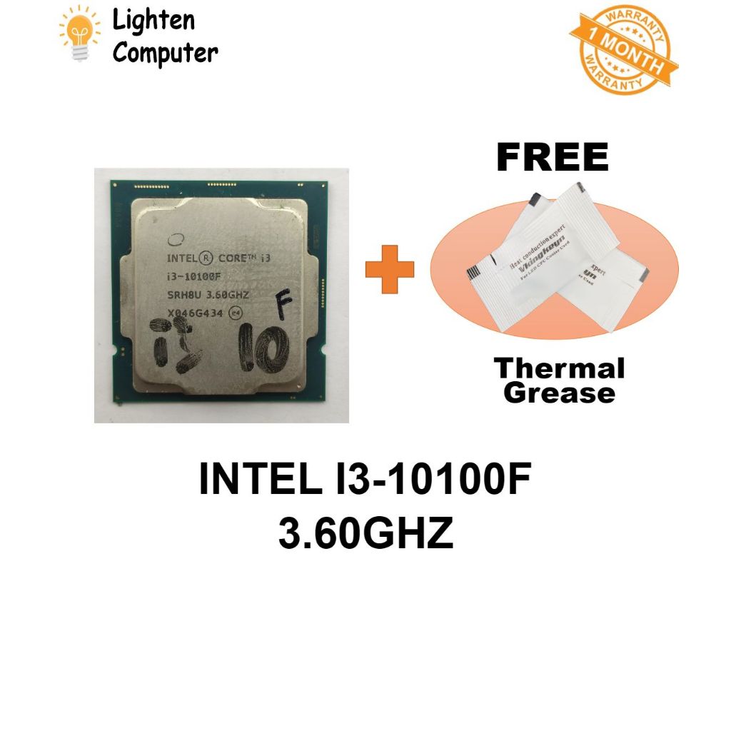Intel Core i3-10100F ซีพียู