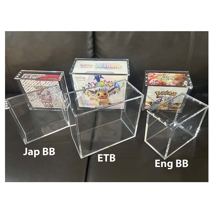 Pokemon Arcylic Protection Box ETB/English Booster Box/Japan Booster Box/Booster Bundle/Ascended Her