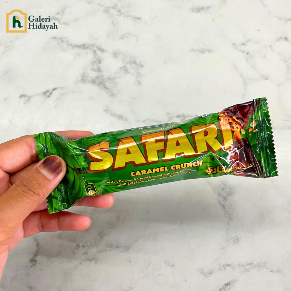 Safari Caramel Crunch Chocolate Bar 32g | อาหารขบเคี้ยว