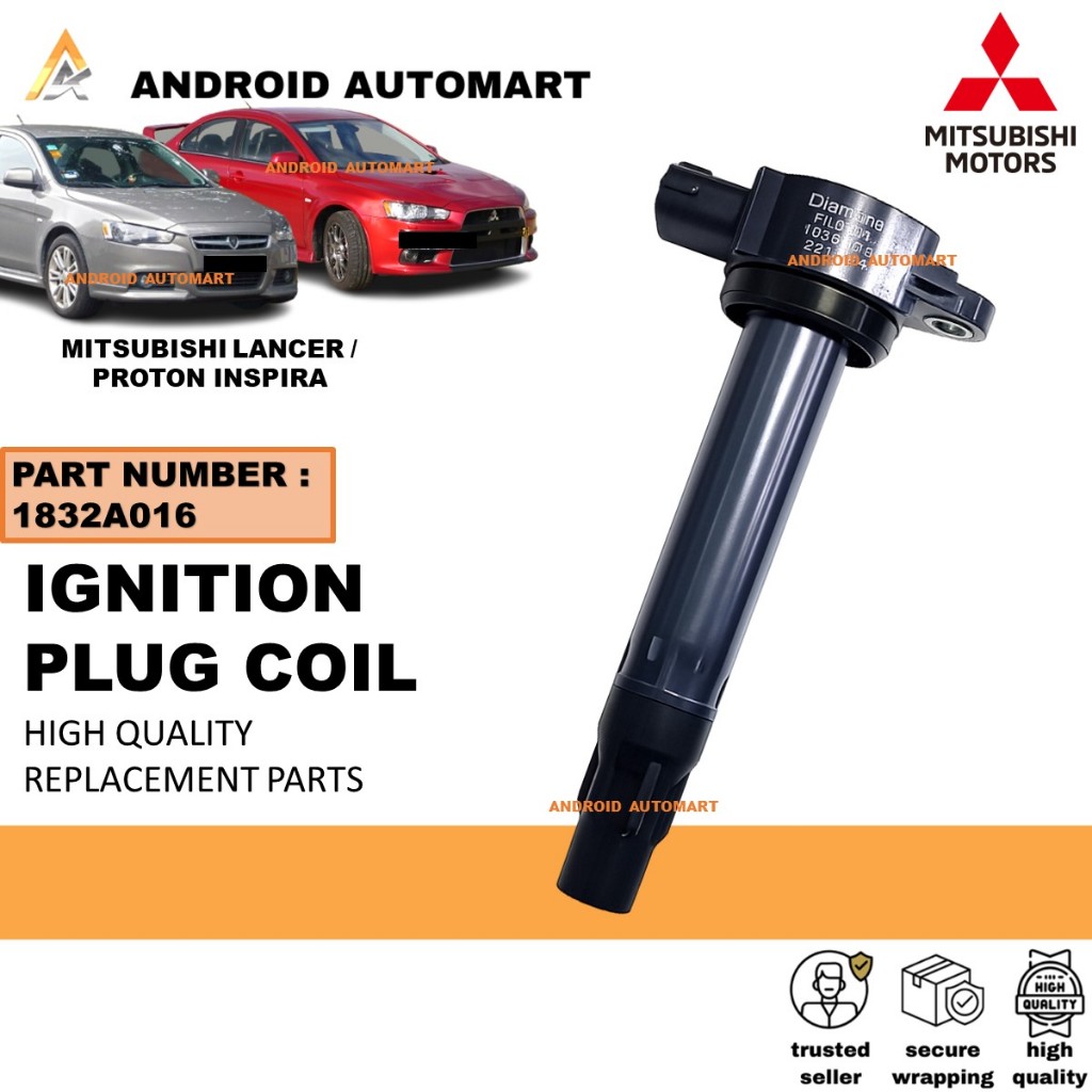 MITSUBISHI ASX LANCER GT CY4A OUTLANDER PROTON INSPIRA ปลั๊กจุดระเบิดคอยล์ 1832A016 MR994643