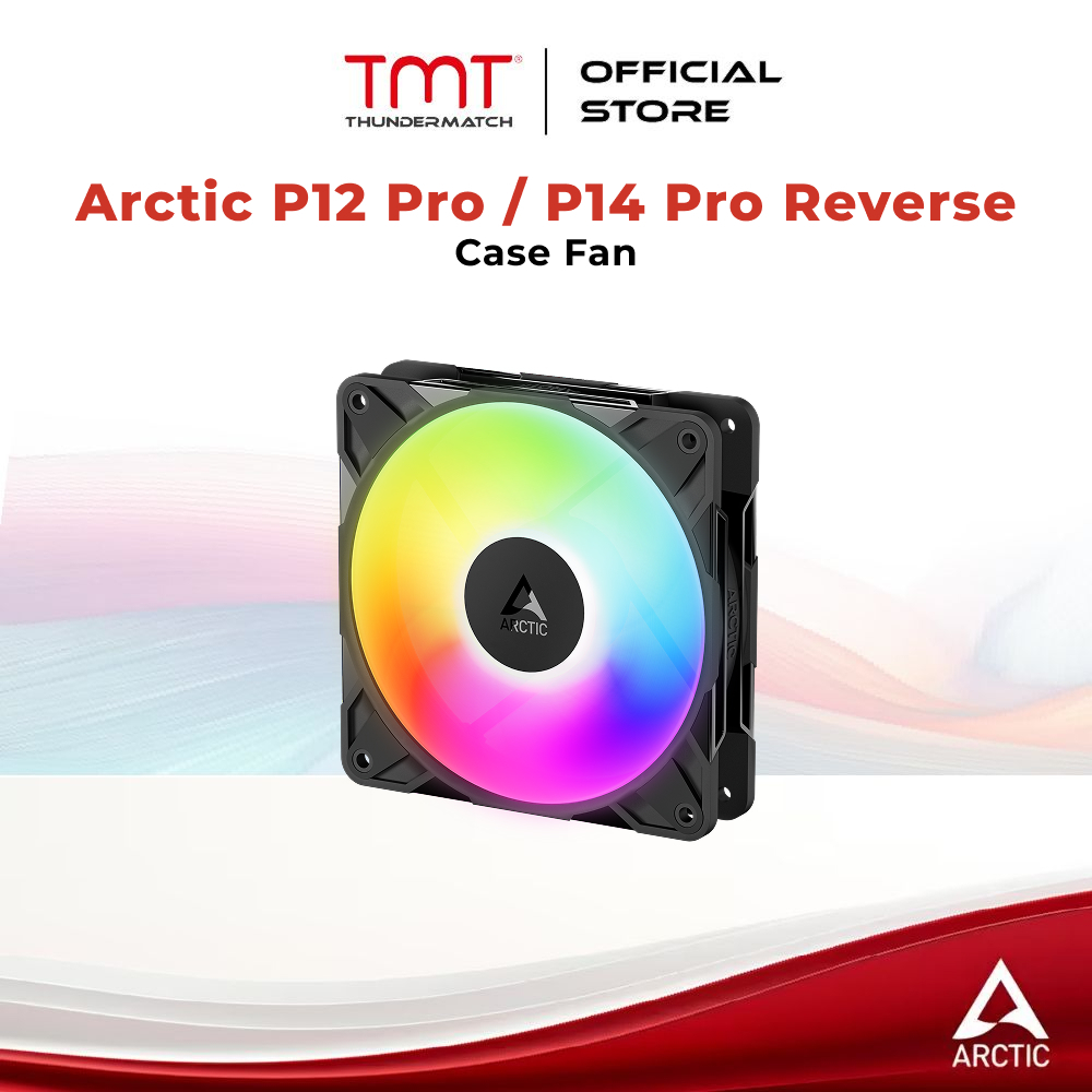 TMT Arctic P12 Pro / P14 Pro พัดลมเคส ARGB PWM 12CM / 14CM