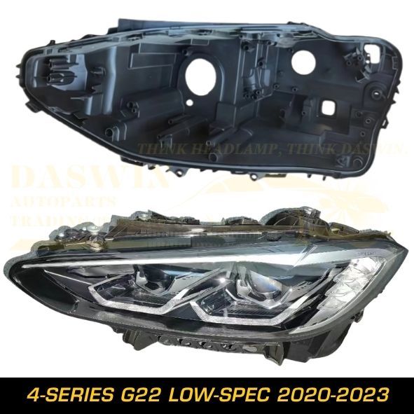 BMW 4-SERIES G22 LOW-SPEC BASE 2020 2021 2022 2023 G22 HEADLIGHT SHELL G22 LOW SPEC
